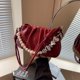 thumbnail image 5 of Bolso de hombro para mujer, pequeño, arrugado, informal, con perlas, estilo nube, versátil, para fiesta, de alta calidad, 5 of 5