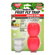 Enoz No Zone Ready-to-Use Fruit Fly Trap, Attracts & Kills Fruit Flies, 4 Uses