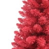 thumbnail image 5 of Puleo International 4.5' Pre-Lit Artificial Flocked Fashion Red Tree, 5 of 7