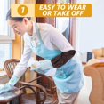 thumbnail image 3 of HUGFEGWE 2 Pairs Oversleeve Waterproof Oilproof Cuff Cover Protectors Kitchen Cleaning Tool (Red) CJB91-118693, 3 of 9