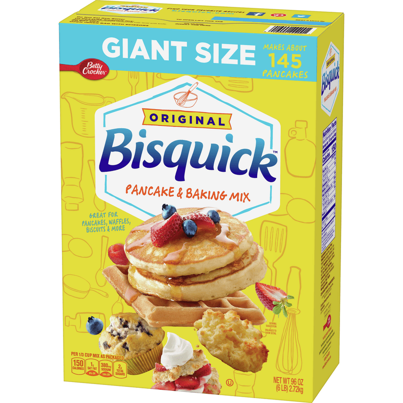 Betty Crocker Bisquick Pancake And Baking Mix 96 Oz Walmart Com