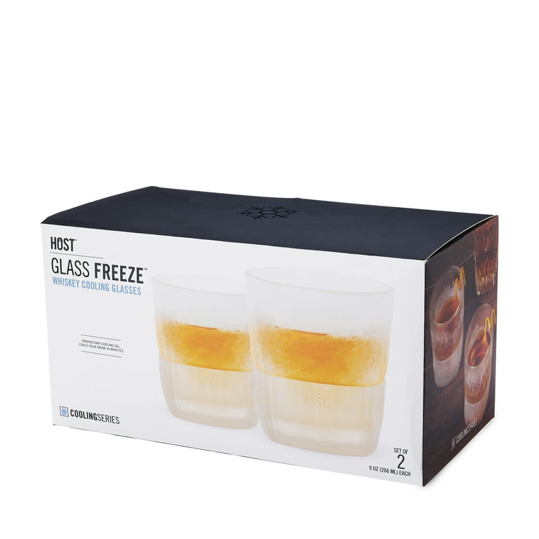 Host FREEZE Whiskey Glasses, Cocktail Glass for Old Fashioned