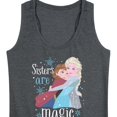 thumbnail image 3 of Frozen - Winter - Sisters Are Magic - Women's Racerback Tank Top, 3 of 5