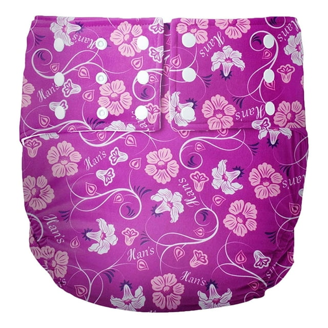 Couche Réutilisable pour Adulte Lavable pour Incontinence Facile Personnes Âgées Aînés Adultes Hommes