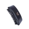 ZEUS Best Hair and Beard Brush for Men with 100% Boar Bristles and Contour Beechwood Palm Handle, BP92
