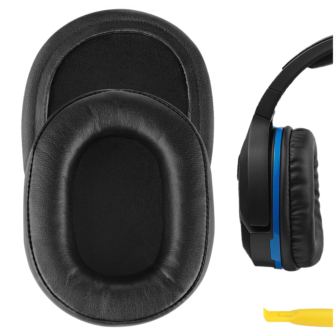 PX5 Ear Force XO Seven Headset Ear Cushion 500X Geekria Comfort Linen Replacement Ear Pads for Turtle Beach Stealth 400 Black PX4 700X X42 Gaming Headphones Earpads 420X XP500 