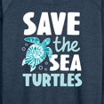 thumbnail image 3 of Instant Message - Save The Sea Turtles - Women's Lightweight French Terry Long Sleeve Shirt, 3 of 6