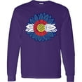 thumbnail image 3 of Inktastic Colorado Flag Sunflower Long Sleeve T-Shirt, 3 of 5