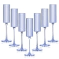 thumbnail image 1 of Paquete de 16 copas de champán de plástico Lueumxc, 160 ml, color azul, 1 of 9