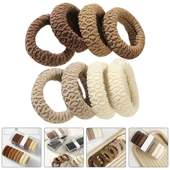 HOMEMAXS  8 Pcs Goodie Hair Elastics Accessories for Girls Tie Women's