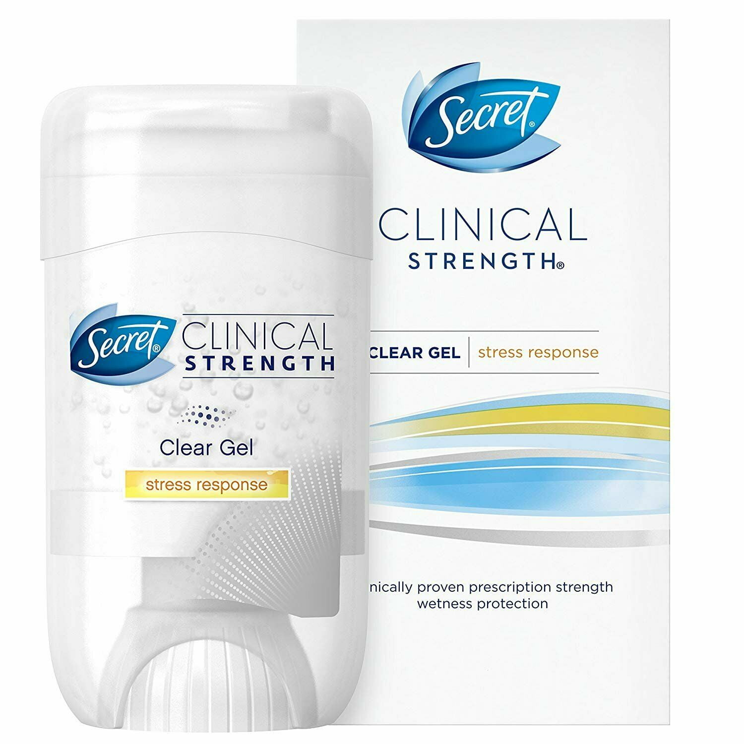 Secret Clinical Strength Antiperspirant Deodorant for Women, Stress, 3 Pack