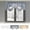 White, variant on Leodye Curtains Short Curtains ,1 Panels Back Tab Rod Pocket Farmhouse Light Filtering Semi Sheer Short Curtain Solid Privacy Cafe Tier Curtains for Bathroom Basement Camper55.12x17.75in