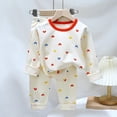 thumbnail image 1 of Pijamas navideños para niños y niñas, ropa de dormir de algodón, conjunto de 2 piezas para el hogar, Otoño e Invierno, 1 of 4