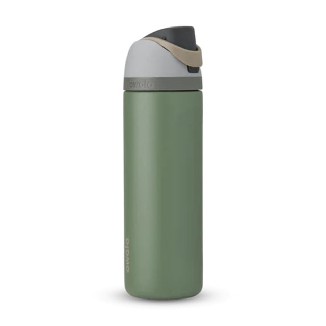 Termo Owala FreeSip de 24oz (709ml) de acero inoxidable térmico, Green House