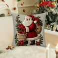 thumbnail image 4 of PRETXORVE Christmas Decorations, Christmas Ornaments, Christmas Pillow Covers, Holiday Decor, Sofa Decor, Linen Pillow, 4 of 6