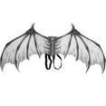 thumbnail image 2 of Alas de de Halloween ligeras alas de murciélago de Halloween plegables de 87 cm adolescentes de cosplay para niños ANGGREK Otros, 2 of 8