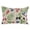 Green, Blue, Red, Brown, variant on Botanical Fruit Throw Pillow Cover 24 x 36 Inch Decorative Pillow Cover Retro Blueberry Raspberry Leaves Black Lumbar Pillowcase Seasonal Rectangle Cushion Case for Couch Sofa Bed Living Room