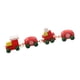 thumbnail image 2 of Mini tren navideño a escala 1:12, simulación de tren de vapor para decoración de casa de muñecas. rojo, 2 of 7