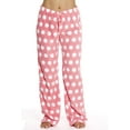 thumbnail image 1 of Just Love Buffalo Plaid Plush Pajama Pant (Dot - Coral / White, Large), 1 of 3