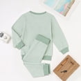 thumbnail image 4 of NOLDARES Toddler Baby Boy Fall Winter Clothes 2pcs Graphic Long Sleeve Sweatshirt Pullover Tops Joggers Pants Outfit Set Clothing(Green,3-6 M), 4 of 8