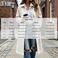 thumbnail image 3 of Cmfcve Womens Gingham Plaid Long Overcoat Button Front Business Casual Coat Fall Winter Collared Outerwear, 3 of 7