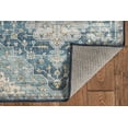 thumbnail image 6 of Linon Home Décor Washable Sariah Area Rug or Runner Collection, Teal and Ivory, 3' x 5', 6 of 19