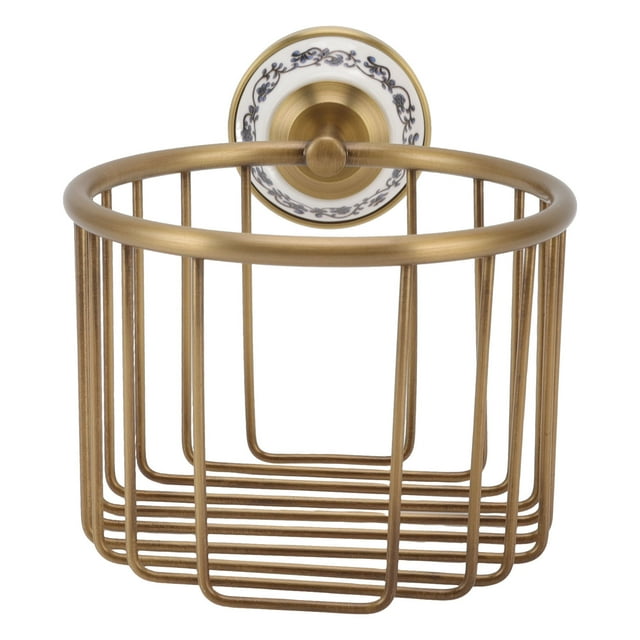 Toilet Paper Holder, Simple Sturdy Rust Resistance Toilet Paper Basket for Bathroom