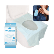 Disposable Toilet Seat Covers 40pcs- Waterproof Individually Wrapped, Portable Travel Toilet Seat Covers for Adults Kids Toddler Potty Training 4pks