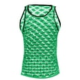 thumbnail image 4 of Fgnfyis Men's Casual Tank Tops for Summer - Elastic Plus Size Muscle Vests - Stylish and Breathable Design for Active Men's Tank Tops Green L, 4 of 4