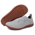thumbnail image 3 of TIREOW Womens and Mens Walking Shoes Wide Toe Barefoot Shoes Breathable Minimalist Zero Drop Sneakers Fashion Relaxation Sneaker (8.5, Grey), 3 of 6