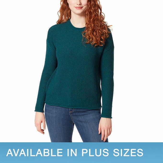deep teal sweater