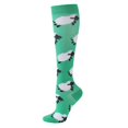 thumbnail image 3 of TINZ Chaussettes d'Exercice Élastiques Chaussettes de Course Chaussettes de Compression Bas Jacquard Chaussettes Mollet Dentelle Porte-Jarretelles Bas Cuisse Haute, 3 of 3