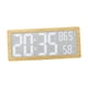 thumbnail image 5 of Reloj de pared con marco de madera y reloj de escritorio con temperatura y humedad. Batería incluida. Estilo C, 5 of 9