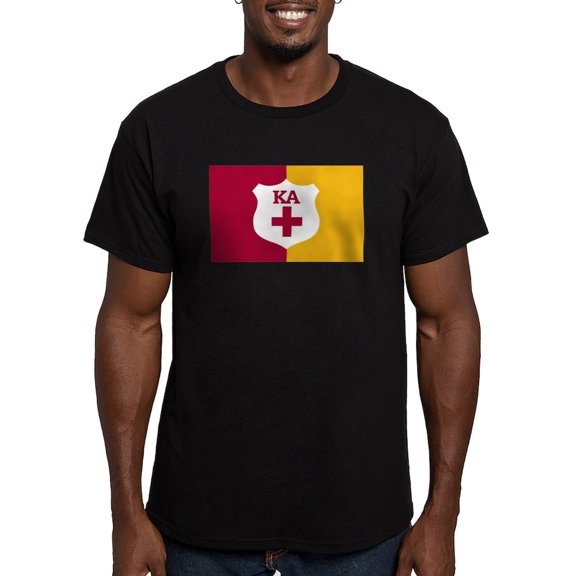 CafePress - Kappa Alpha Order Supplemental Flag T Shirt - Men's Fitted T-Shirt