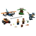 thumbnail image 3 of LEGO Jurassic World Velociraptor: Biplane Rescue Mission 75942 Dinosaur Building Set for Preschool Kids (101 Pieces), 3 of 7