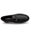 thumbnail image 5 of Men's Casual Loafers Slip On Leather Shoes Comfortable Lightweight Driving Shoes Male Moccasins Classic Penny Loafer Flats Boat Shoes Outdoor Walking Shoes, 5 of 13