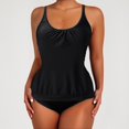 thumbnail image 2 of New Swimwear Split Women's Printing Square Corner Tankini Swimwear Top for Beach, 2 of 5