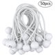 thumbnail image 1 of 50 unidades de tensor de bola elástica, tensor de lona para pabellón, camping, cables de tienda, arnés de extensión de cortinas, 10cm Feliz Sencillez, 1 of 4