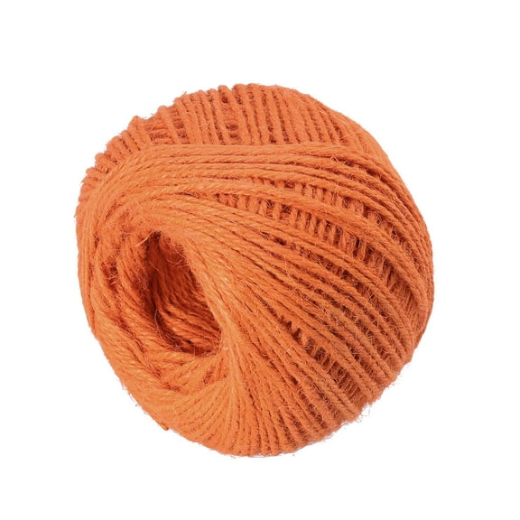 Raindrops Orange Jute Twine Rope for Wedding Birthday and Home Decoration