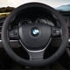 thumbnail image 2 of Funda de cuero PU para volante de coche para BMW, todos los modelos E39, E46, E60, E87, E90, F10, F20, X1, X2, X3, X4, X5, X6, accesorios interiores, 2 of 5