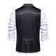 thumbnail image 5 of Camisa de Botón para Hombre, Cuello Retro Sólido Turndown Tanque sin Mangas con Bolsillos, Blusa de Moda Casual, 5 of 9