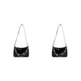 thumbnail image 4 of Guardoinrt Sac à Main à la Mode et Polyvalent Sacs à Main Compacts et Portables Robustes et Durables pour les Femmes Cadeaux Noir 2Set, 4 of 6