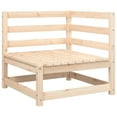 thumbnail image 5 of vidaXL Patio Sofa Corner with Cushions Solid Wood Pine, 5 of 9