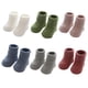 thumbnail image 1 of Laklulu - Calcetines de algodón peinado para bebé, calcetines hasta el tobillo para niño pequeño, antideslizantes, bonitos calcetines para bebé recién nacido con agarraderas, 6 pares, 1 of 6