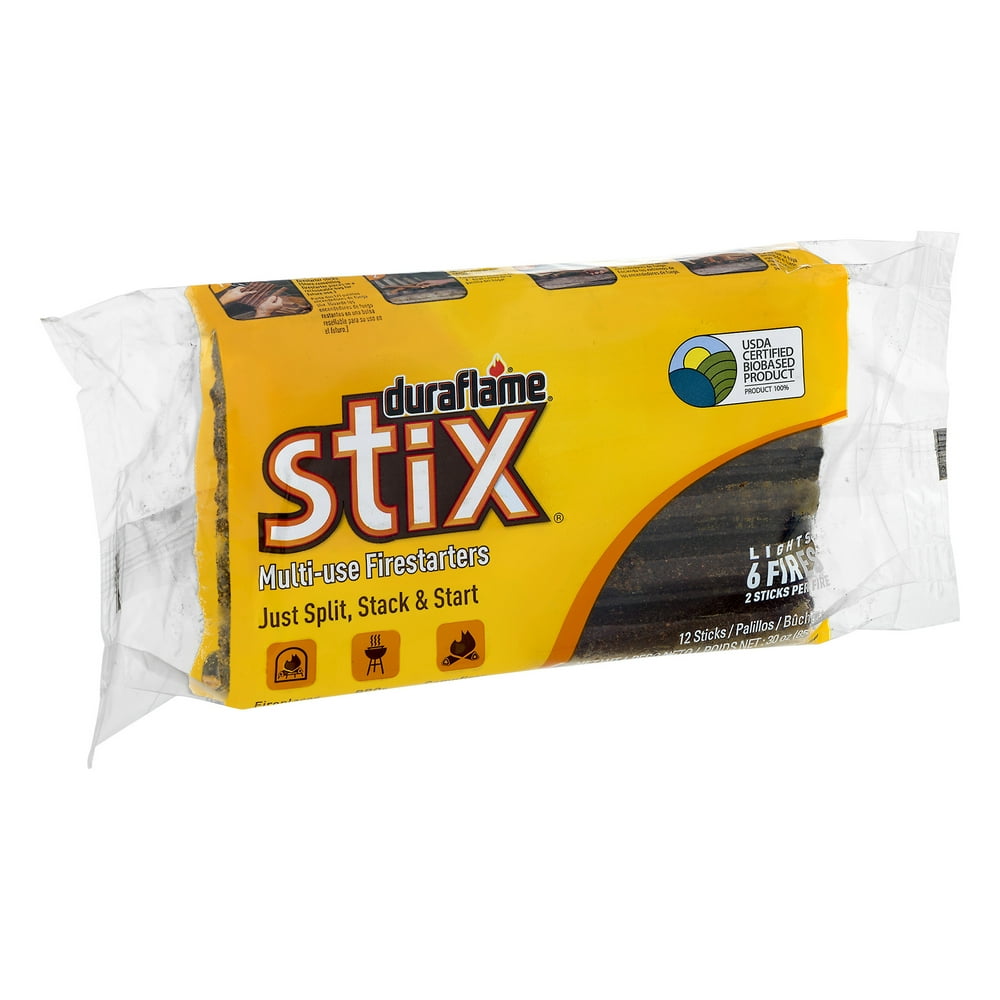 Duraflame Stix Fire Starters, 12Stick Pack for Lighting Wood or