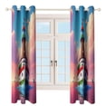 thumbnail image 4 of Floating Lighthouse Ship-1 Blackout Curtains Window Drapes Room Darkening Thermal Insulated Grommets Curtains for Living, Dining, Bedroom,2 Panels, 4 of 6