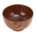 thumbnail image 1 of Japanese Style Wood Bowl, Unique Pattern Multifunctional Wooden Bowl  For Soup For Salad, 1 of 8