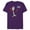 Purple, variant on Disney and Pixar’s Toy Story Forky Flag Fourth of July - Short Sleeve Blended T-Shirt for Adults - Customized-Black