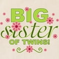 thumbnail image 4 of CafePress - Big Sister Of Twins Tote Bag - Unisex Canvas Tote Bag, Beige, 1-Piece, 4 of 8