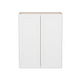 thumbnail image 2 of Furinno Shaker Wall Kitchen Cabinet in Shaker White 2-Door-3 Shelves, Ready to Assemble, 33 in. W x 12 in. D x 42 in. H, White, 2 of 8